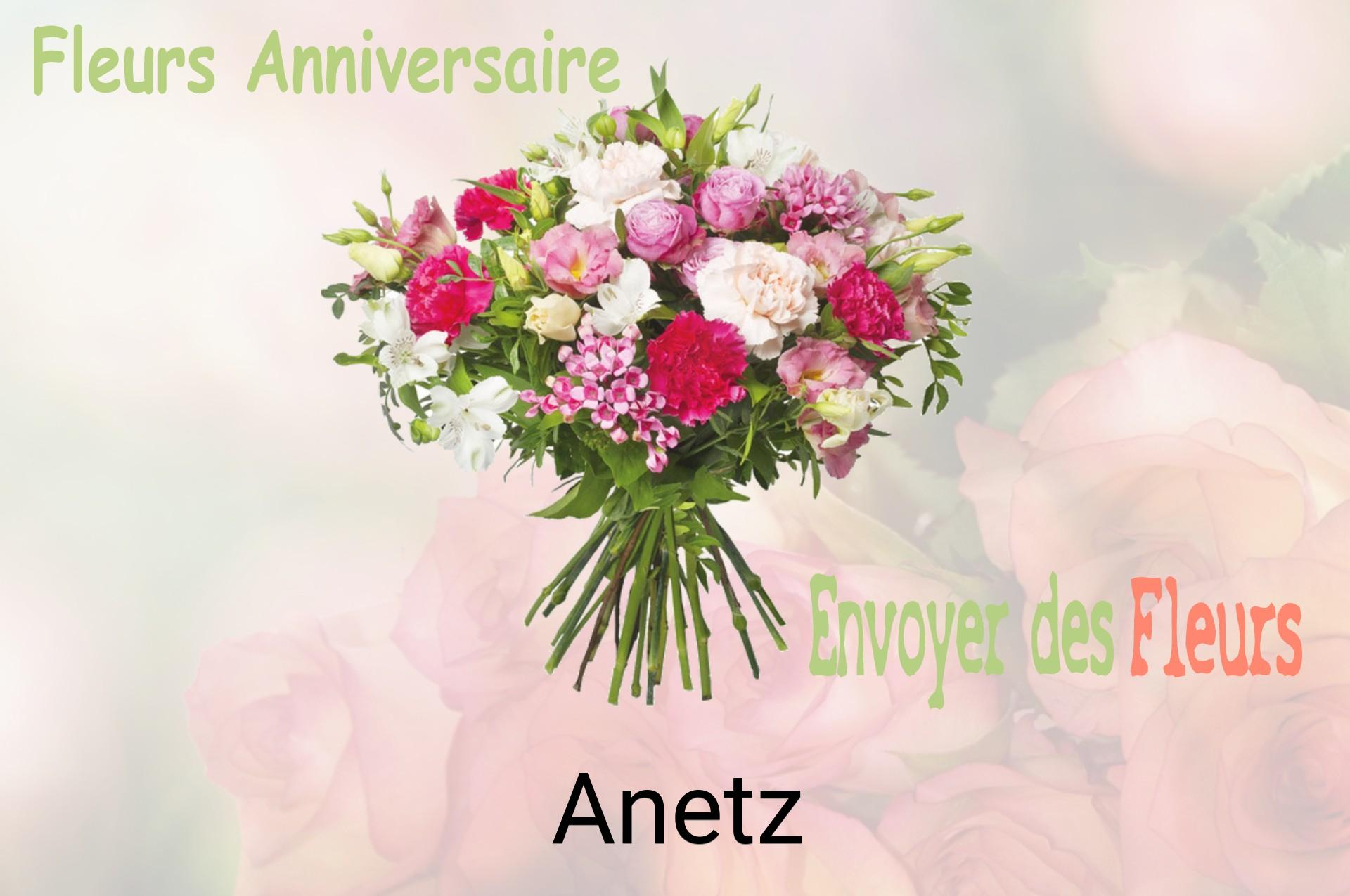 Bouquet de fleurs d’anniversaire livré à Anetz