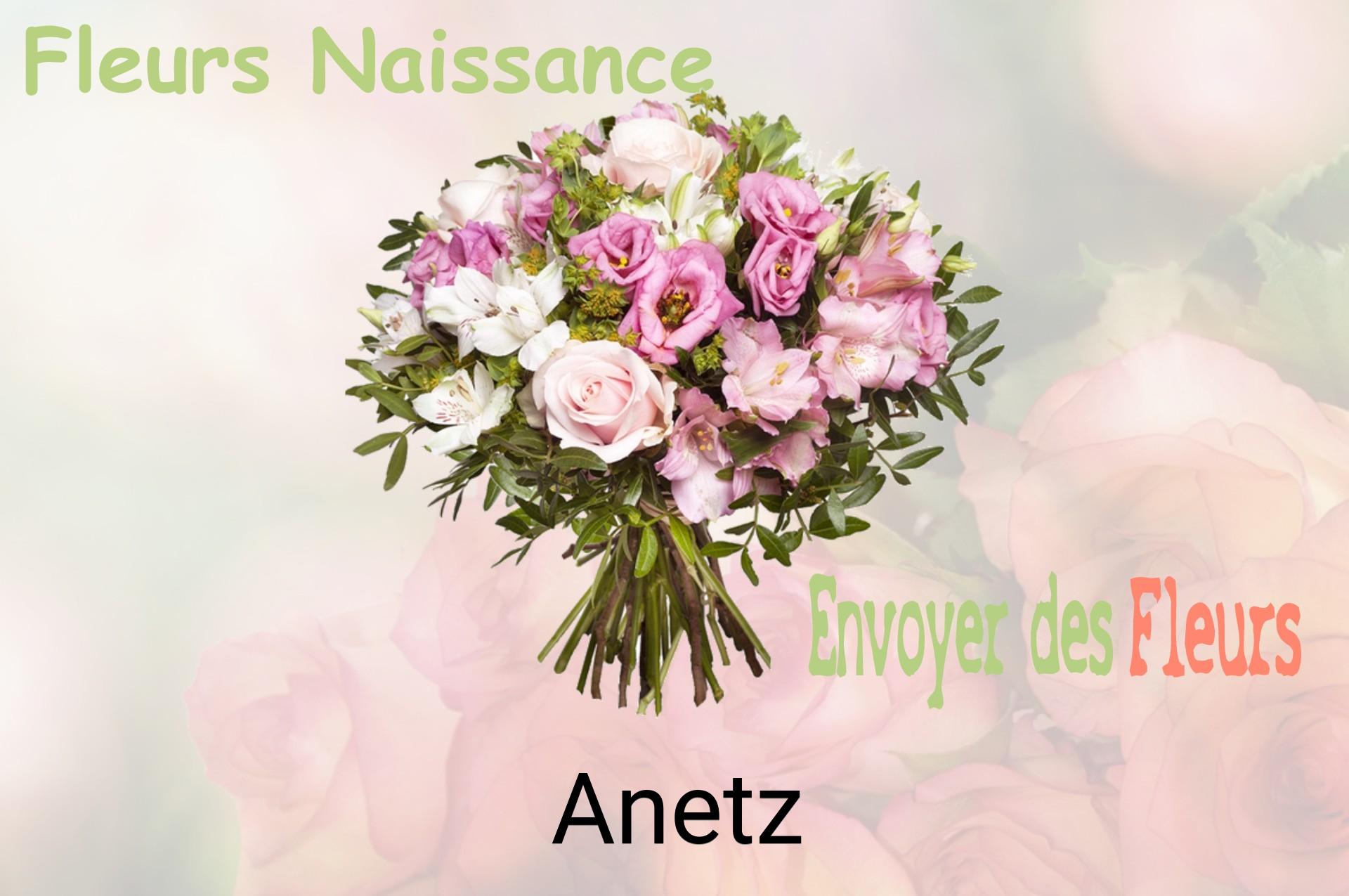 Bouquet de fleurs de naissance livré à Anetz